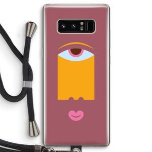Mono V: Samsung Galaxy Note 8 Transparant Hoesje met koord