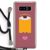 Mono V: Samsung Galaxy Note 8 Transparant Hoesje met koord