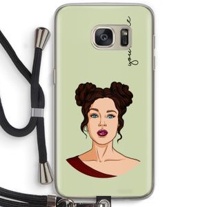 Pop-Art Creator: Samsung Galaxy S7 Transparant Hoesje met koord