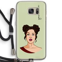 Pop-Art Creator: Samsung Galaxy S7 Transparant Hoesje met koord