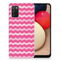 Samsung Galaxy A02s | TPU bumper | Waves Pink