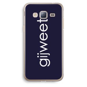 Gijweet: Samsung Galaxy J3 (2016) Transparant Hoesje