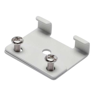 Leen Bakker - Klemmen Voor Wandsteun 2 Stuks Plus Rail - Metaal - Wit