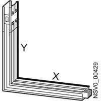 Siemens BVP:261888 Railsysteem knie voor Koper Lichtgrijs 400 A 690 V 1 stuk(s)