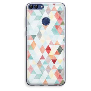 Gekleurde driehoekjes pastel: Huawei P Smart (2018) Transparant Hoesje