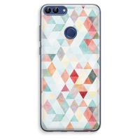 Gekleurde driehoekjes pastel: Huawei P Smart (2018) Transparant Hoesje