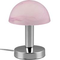LED Tafellamp - Trion Nini - E14 Fitting - 1 lichtpunt - Chroom - Metaal - Geborsteld Aluminium Glas - thumbnail