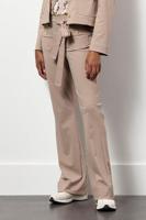 Studio Anneloes Soho Flair Bonded Trousers 13437 Broek 2200 Latte