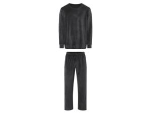 LIVERGY Heren pyjama (XL, Grijs)