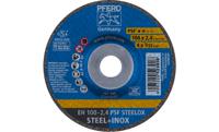 PFERD EH 100-2,4 PSF STEELOX/16,0 61739326 Doorslijpschijf gebogen 100 mm 25 stuk(s) RVS, Staal