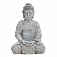 Boeddha beeld grijs 30 cm   - - thumbnail