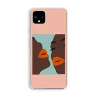 Orange lips: Pixel 4 XL Transparant Hoesje