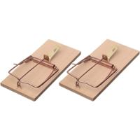 Nature Rattenval - 2x stuks - 17 cm - rattenklemmen - ongediertebestrijding