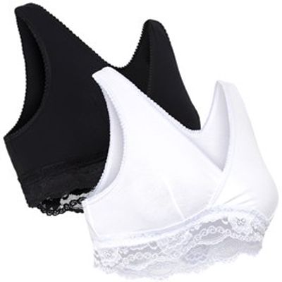 Slaapbustier Biokatoen Voedingsbeha met Kant
