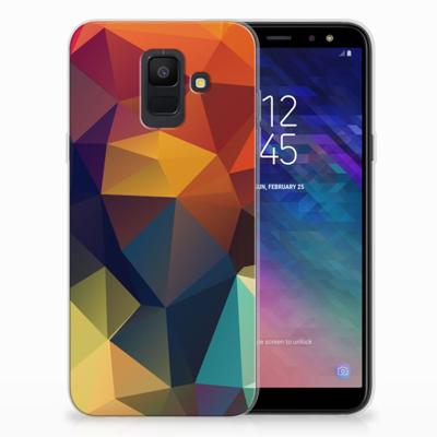 Samsung Galaxy A6 (2018) | TPU Hoesje | Polygon Color