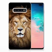 Samsung Galaxy S10 Plus | TPU Hoesje | Leeuw