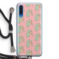 King Kylie: Samsung Galaxy A50 Transparant Hoesje met koord