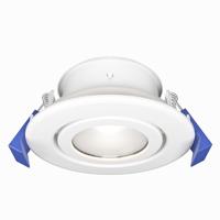 Lima - LED Inbouwspot - Kantelbaar armatuur - Diameter 85mm - GU10 Fitting incl. lamphouder - IP65 voor binnen,buiten en badkamer - Rond - Wit
