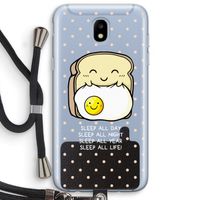 Sleep All Day: Samsung Galaxy J5 (2017) Transparant Hoesje met koord