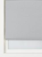 HEMA Rolgordijn structuur grof lichtdoorlatend middengrijs (middengrijs)