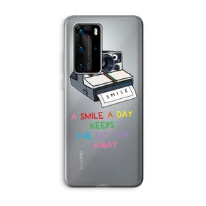 Smile: Huawei P40 Pro Transparant Hoesje