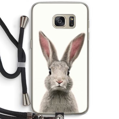 Daisy: Samsung Galaxy S7 Transparant Hoesje met koord