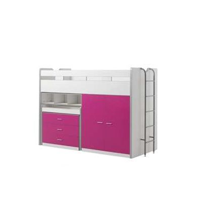 Vipack halfhoogslaper Bonny - fuchsia - 227x150x94,6 cm