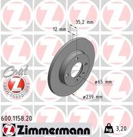 Remschijf Coat Z 600115820