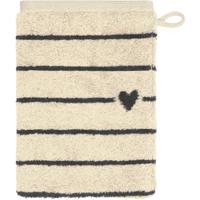 Cawö Cawö Heart Beats 6276 basalt Washandje 16x22