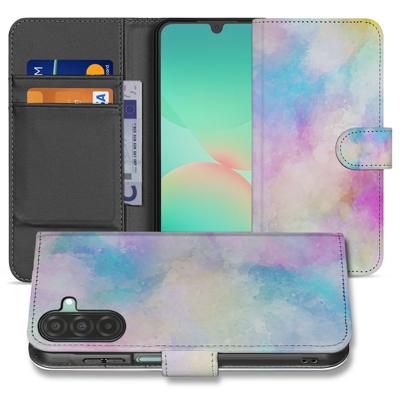 Samsung Galaxy A17 | Bookcase | Hoesje Met Pasjeshouder Watercolor Light