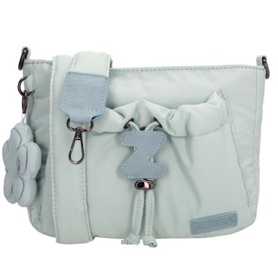 Zebra Trends Schoudertas Puffy Juna Lichtblauw