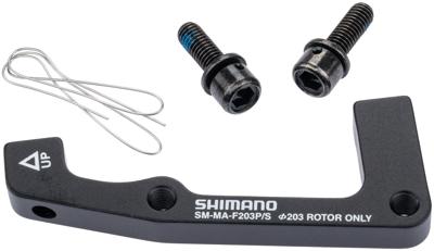 SHIMANO Disc br.adapter shim. pm/is 203mm fr.