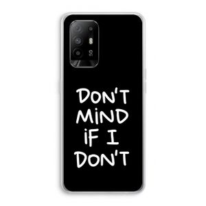 Don't Mind: Oppo A94 5G Transparant Hoesje