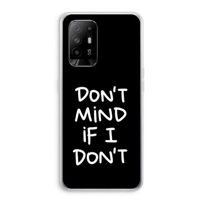 Don't Mind: Oppo A94 5G Transparant Hoesje