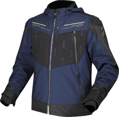LS2 Jacket zirconium herr blue/black/neon yellow xl