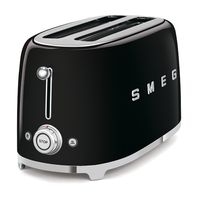 Smeg TSF02BLEU broodrooster 4 snede(n) Zwart 1500 W - thumbnail