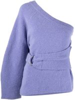 Nanushka haut asymétrique à taille ceinturée - Violet