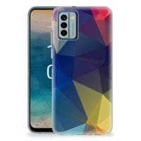 Nokia G22 | TPU Hoesje | Polygon Dark