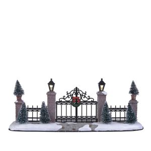 Lighted gate en fence bo - Luville