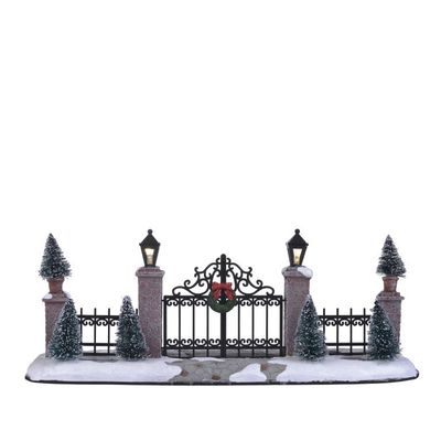 Lighted gate en fence bo - Luville
