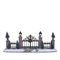 Lighted gate en fence bo - Luville