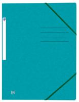 Elastomap oxford top file+ a4 aqua | 10 stuks