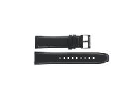 Horlogeband Lotus 50008/2 / BC10932 Leder Zwart 22mm