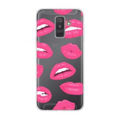 Bite my lip: Samsung Galaxy A6 Plus (2018) Transparant Hoesje