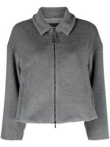 Fabiana Filippi veste à fermeture zippée - Gris