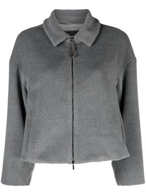 Fabiana Filippi veste à fermeture zippée - Gris