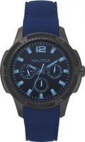 Nautica horlogeband NAPSDG004 Silicoon Blauw 22mm + blauw stiksel