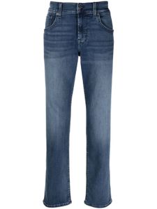 7 For All Mankind jean droit à patch logo - Bleu