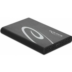 Delock 42610 externe behuizing voor 2,5 SATA HDD/SSD met SuperSpeed USB 10 Gbps (USB 3.1 Gen 2)
