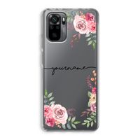 Rozen: Xiaomi Redmi Note 10 Pro Transparant Hoesje